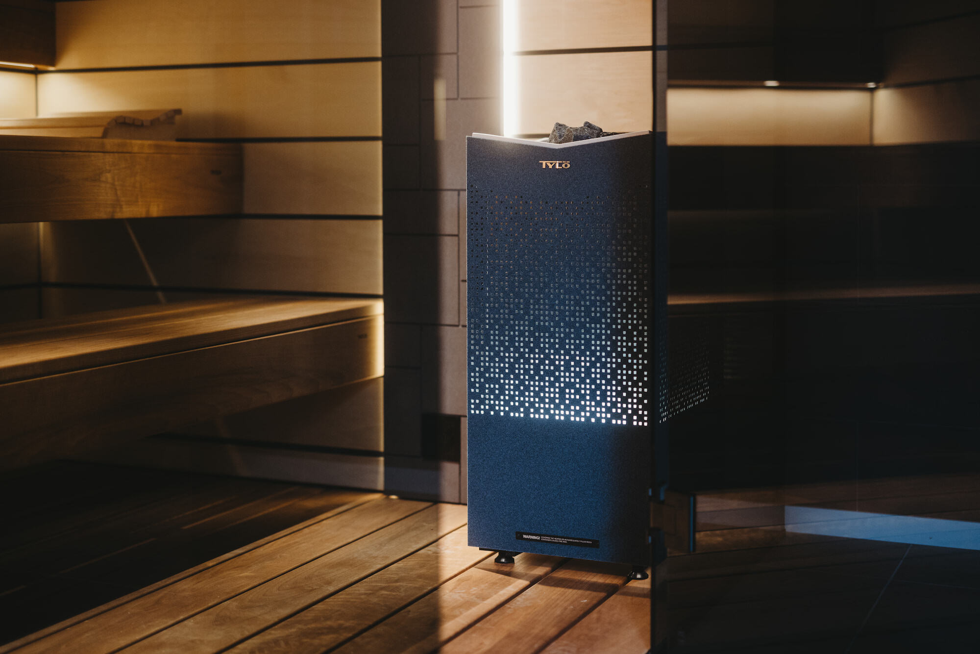 Electric heater for sauna