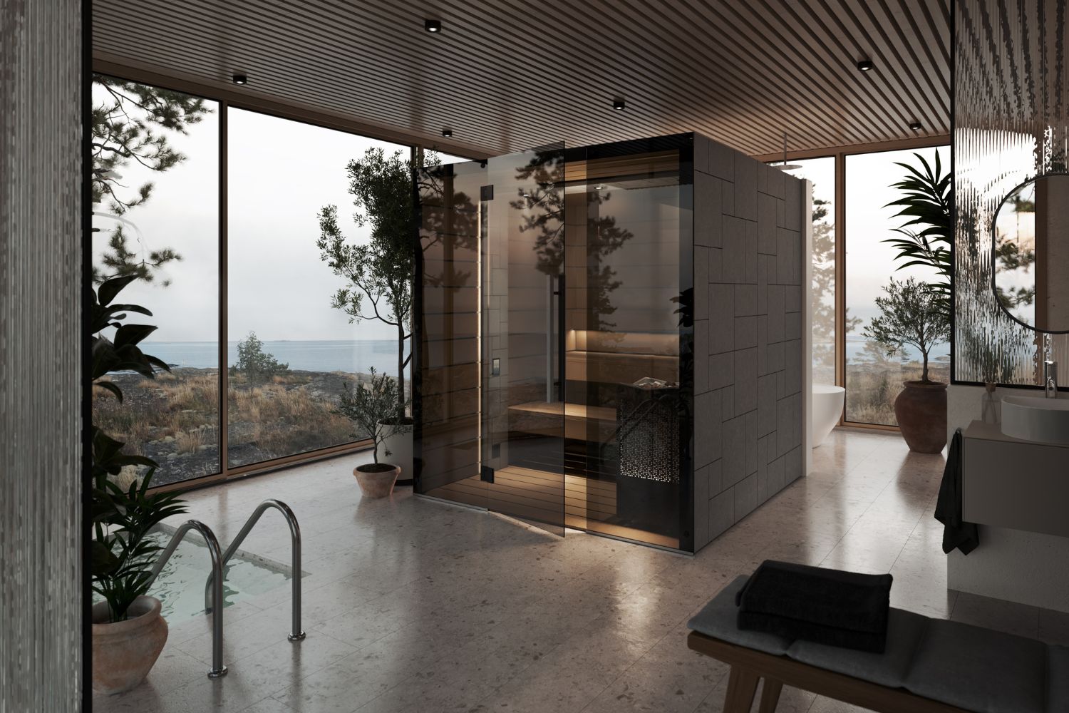 Reflection Sauna Room